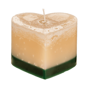 Winter Spice Heart Candle