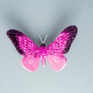 Brushed Pink Butterfly Small