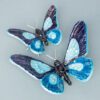 Blue Pattern Butterfly Small - Image 2