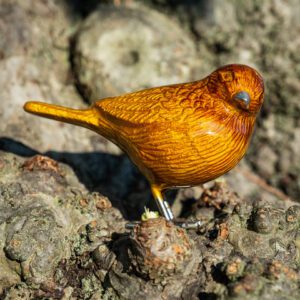Brushed Gold Bird