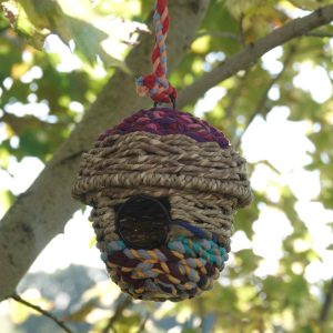 Acorn Recycled Cotton Birdhouse