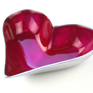 Pink Heart Dish Small