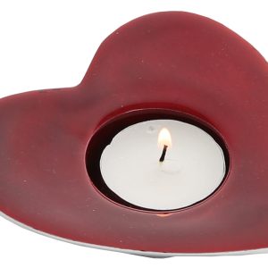 Red Heart T-Light Holder