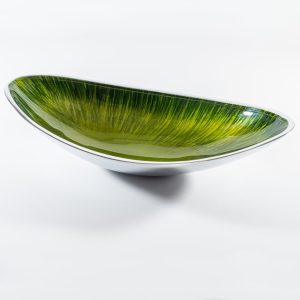 Brushed Forest Green Boat Bowl