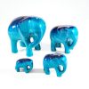 Brushed Aqua Elephant Small 5 cm - Image 2