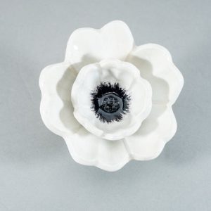 White Poppy Large 10 cm