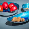 Brushed Aqua  Fruit Bowl  25cm - Image 2