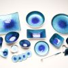 Brushed Aqua  Fruit Bowl  25cm - Image 3