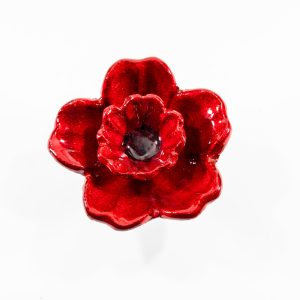 Red Poppy Small 7 cm