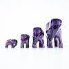 Brushed Purple Elephant Medium 7 cm - Image 4