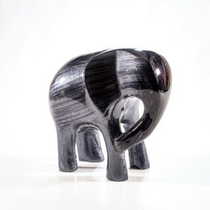 Brushed Black Elephant XL 12cm