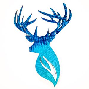 Handmade Sustainable Eco Friendly Brushed stag head