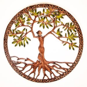 Handmade Sustainable Eco Friendly Garden Wall Art Lady of Life