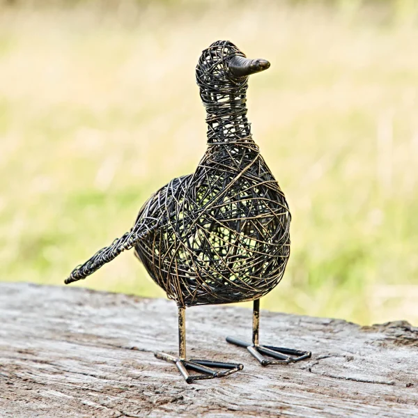 Small Flapping Duck Wire Garden Ornament - Image 2