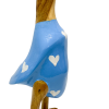 Bamboo Root Ducks Blue With Hearts - 40cm - Image 3