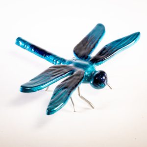 Brushed Aqua Dragonfly Large