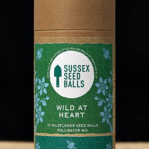 “Wild At Heart” wildflower seed ball tube (for all soils)