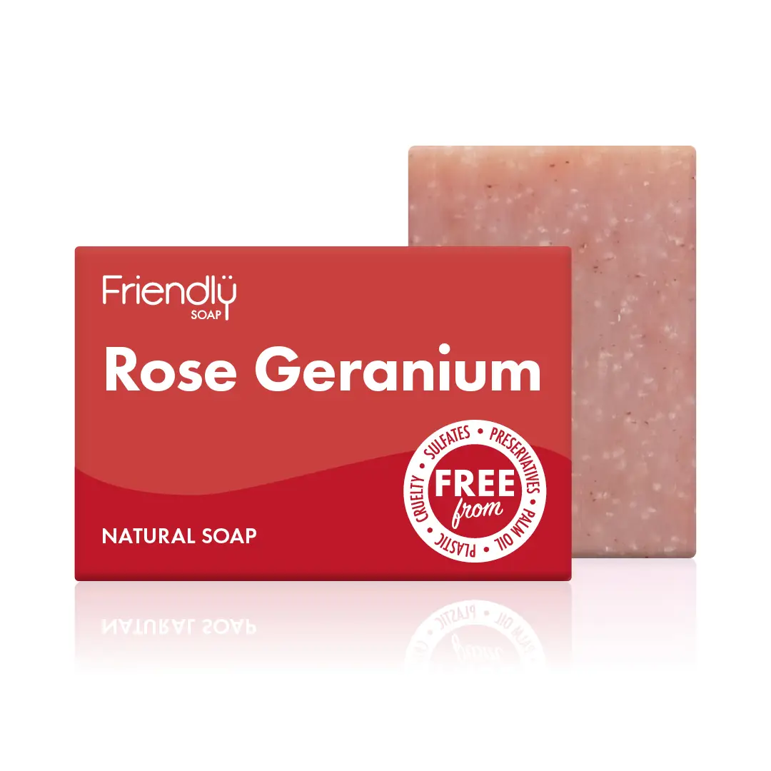 Rose Geranium Natural Soap - Image 3