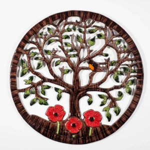 Handmade Sustainable Eco Friendly Wall Art Robin and Poppy