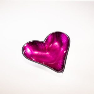Pink Heart Dish Small