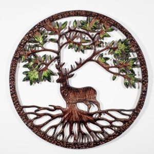 Handmade Sustainable Eco Friendly Garden Wall Stag Of life