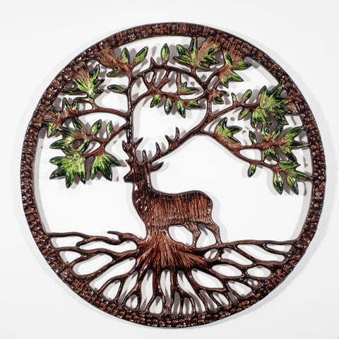 Handmade Sustainable Eco Friendly Garden Wall Stag Of life