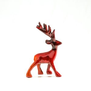 Brushed Red Stag Large 14 cm